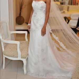 Brazilian wedding dress.